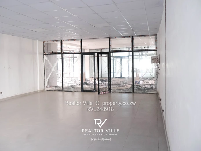 30m² Glass-Front Shops to Rent in Harare CBD — Borehole (Sole Mandate)